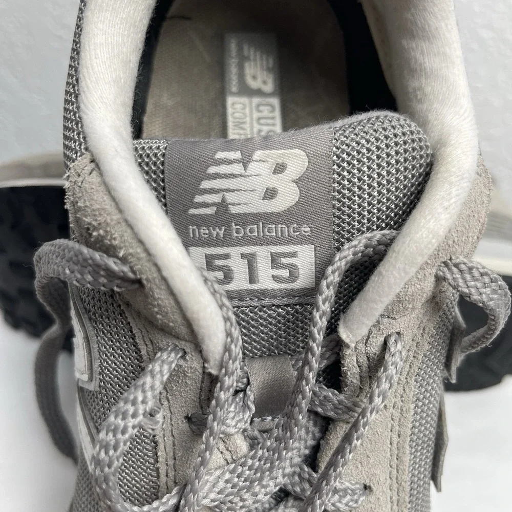 New Balance 515 (ML515GR3) Gray Cushioning Athletic Shoes Men Size 8D